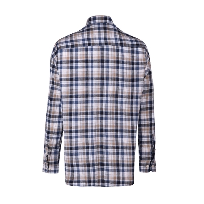 پیراهن چهارخونه آستین بلند