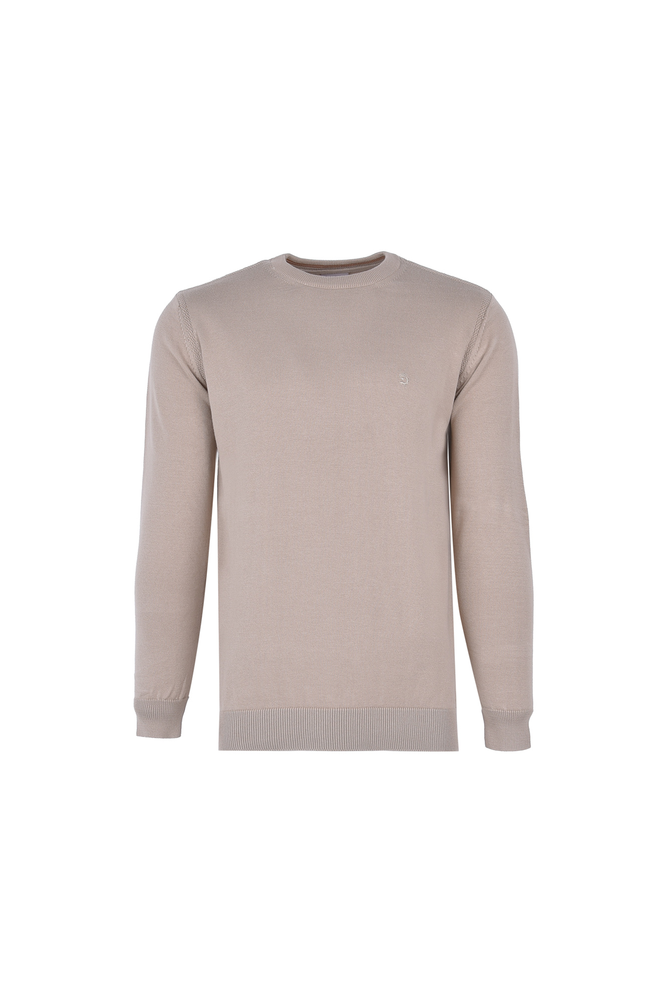 بافت یقه گرد ساده