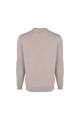 بافت یقه گرد ساده