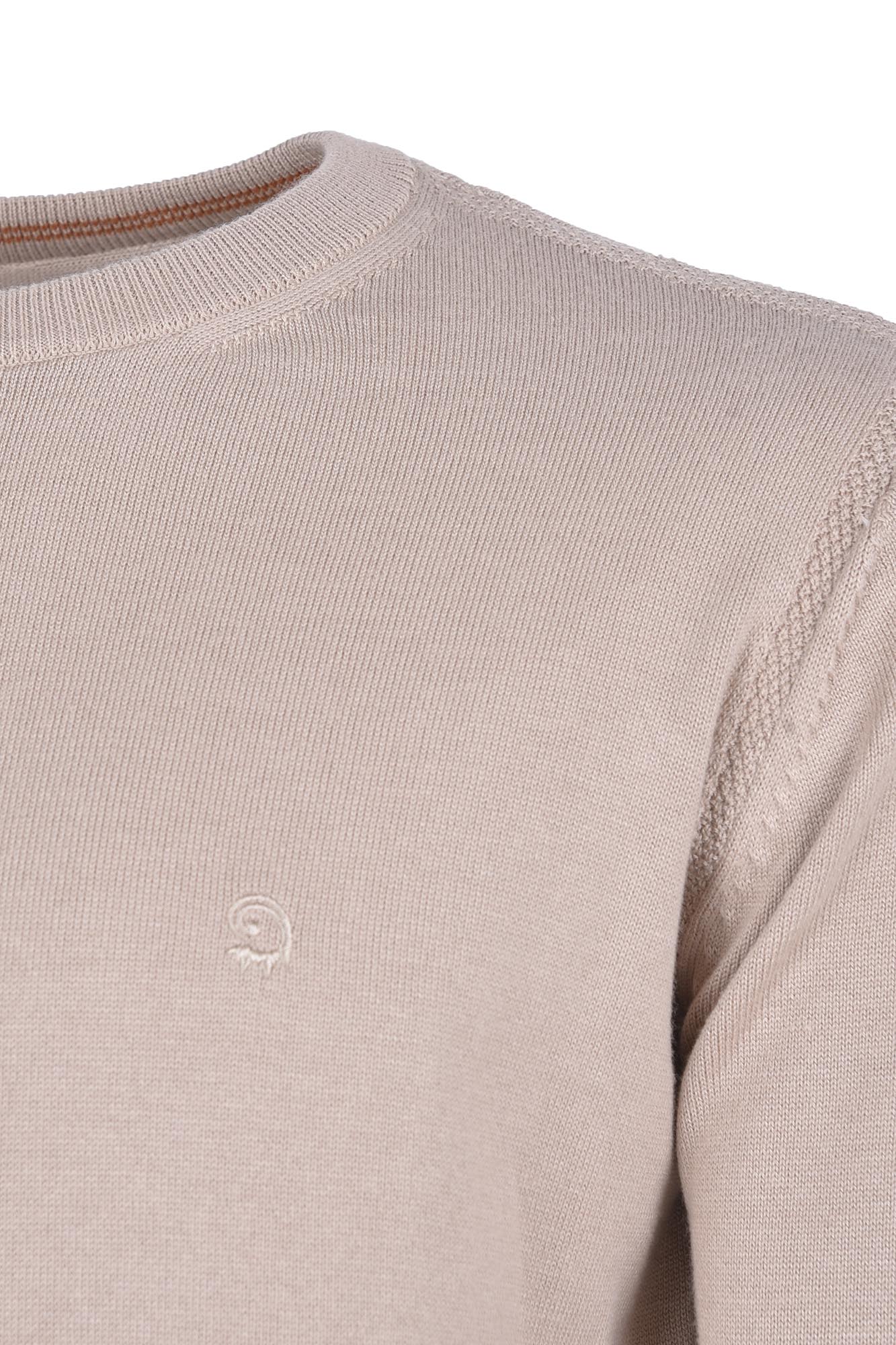 بافت یقه گرد ساده