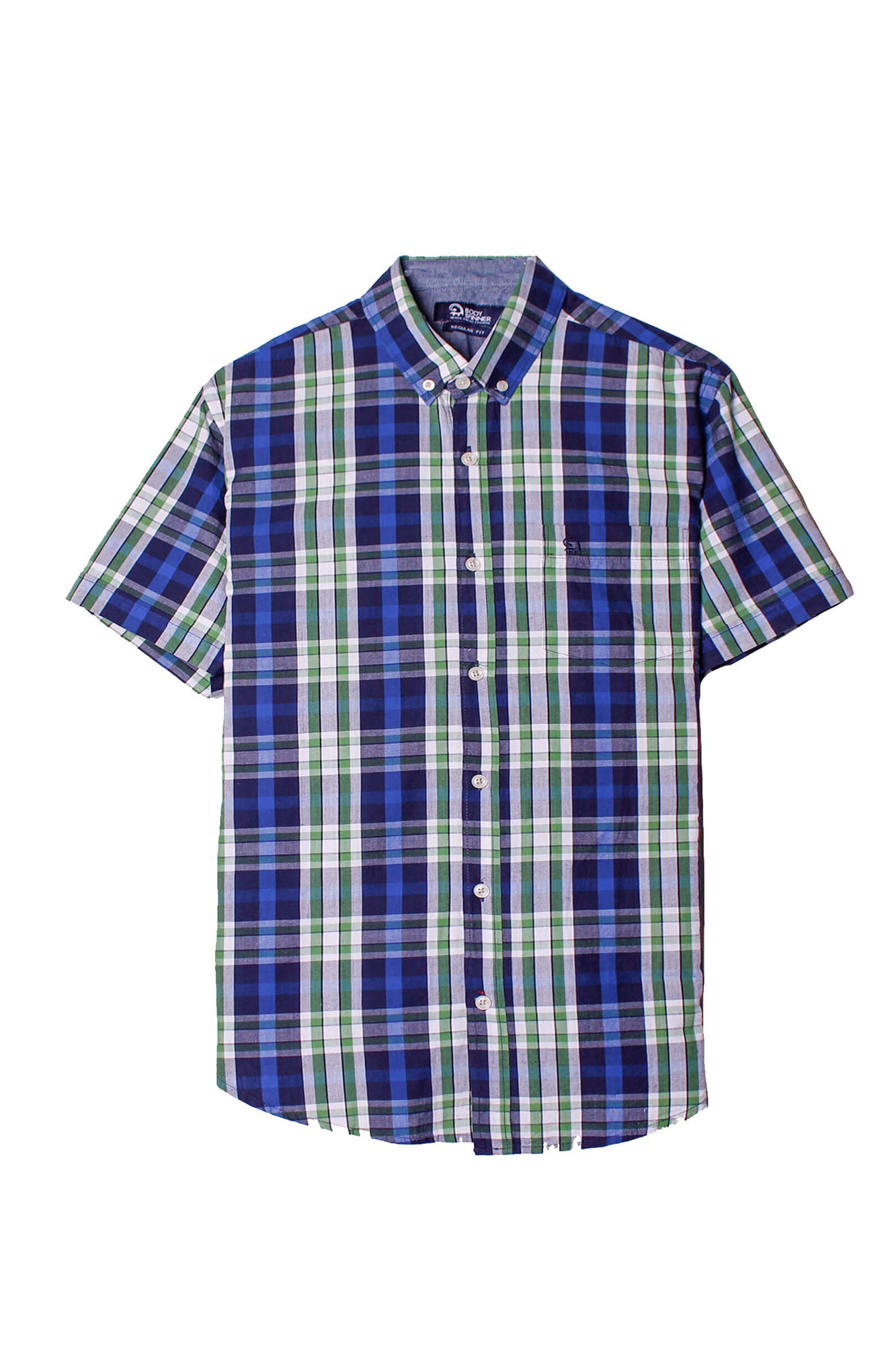 پیراهن آستین کوتاه چهار خانه