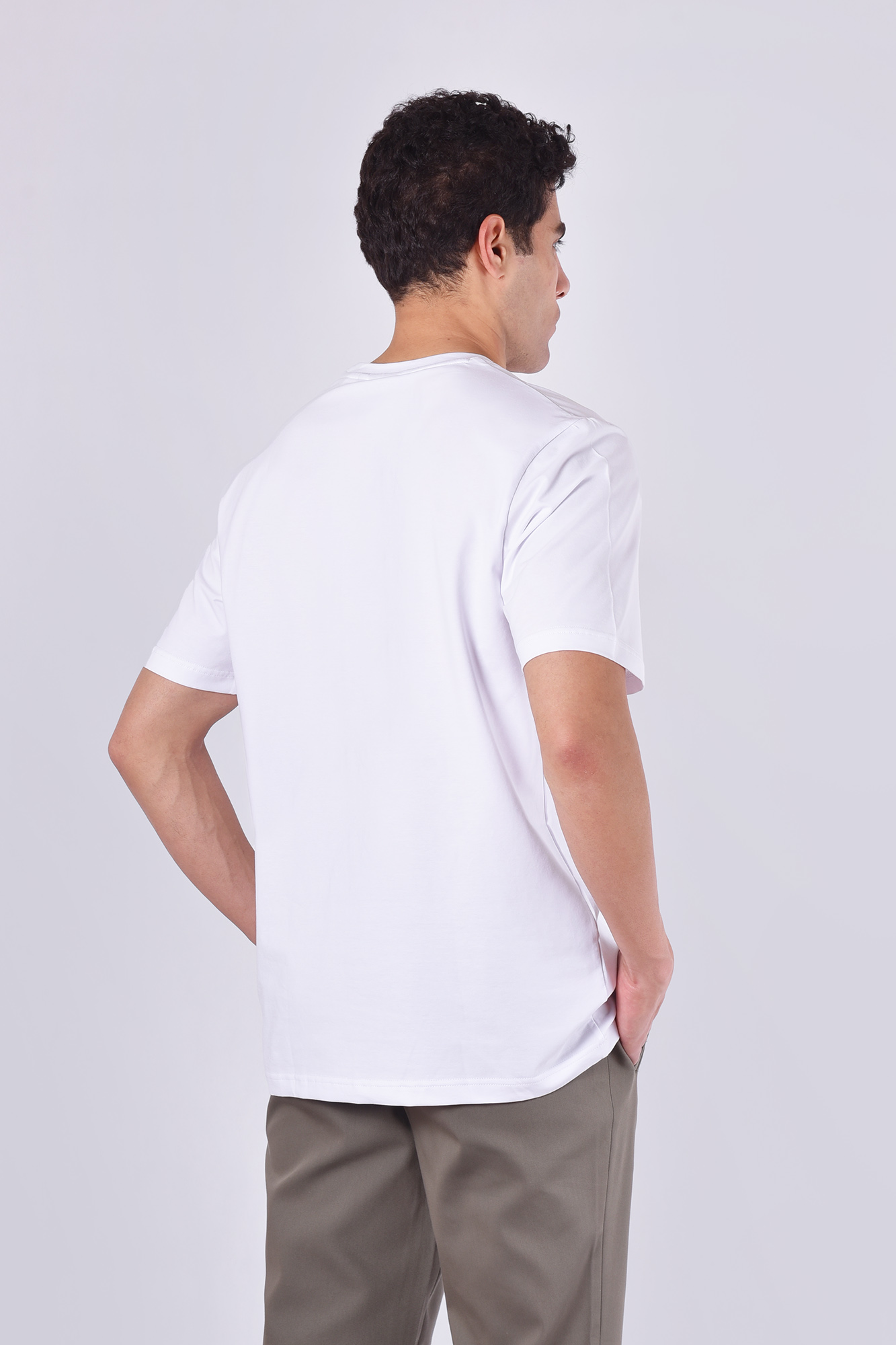 تیشرت آستین کوتاه یقه گرد بیسیک