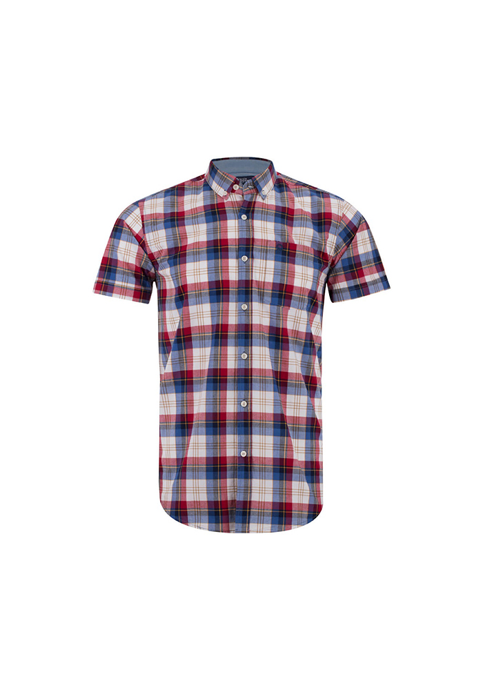 پیراهن آستین کوتاه چهار خانه