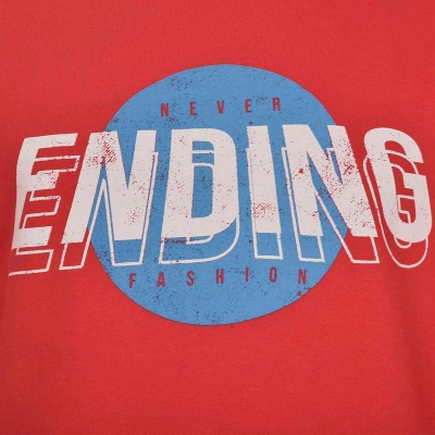 تیشرت چاپی NEVER ENDING FASHION