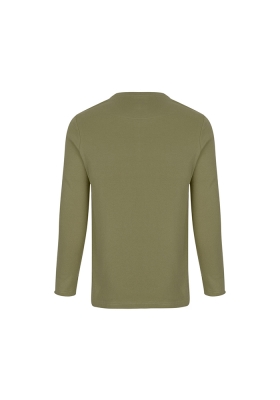 تیشرت آستین بلند یقه گرد