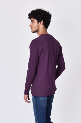 تیشرت آستین بلند یقه گرد