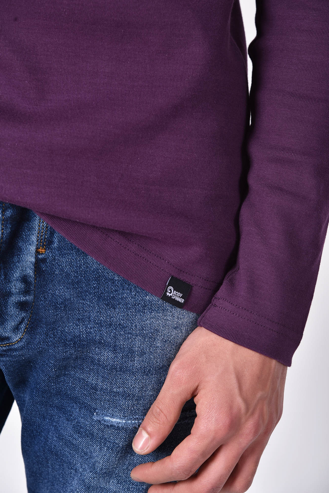 تیشرت آستین بلند یقه گرد