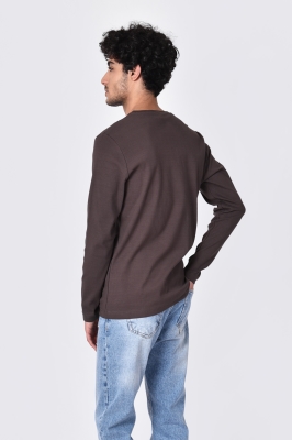 تیشرت آستین بلند یقه گرد