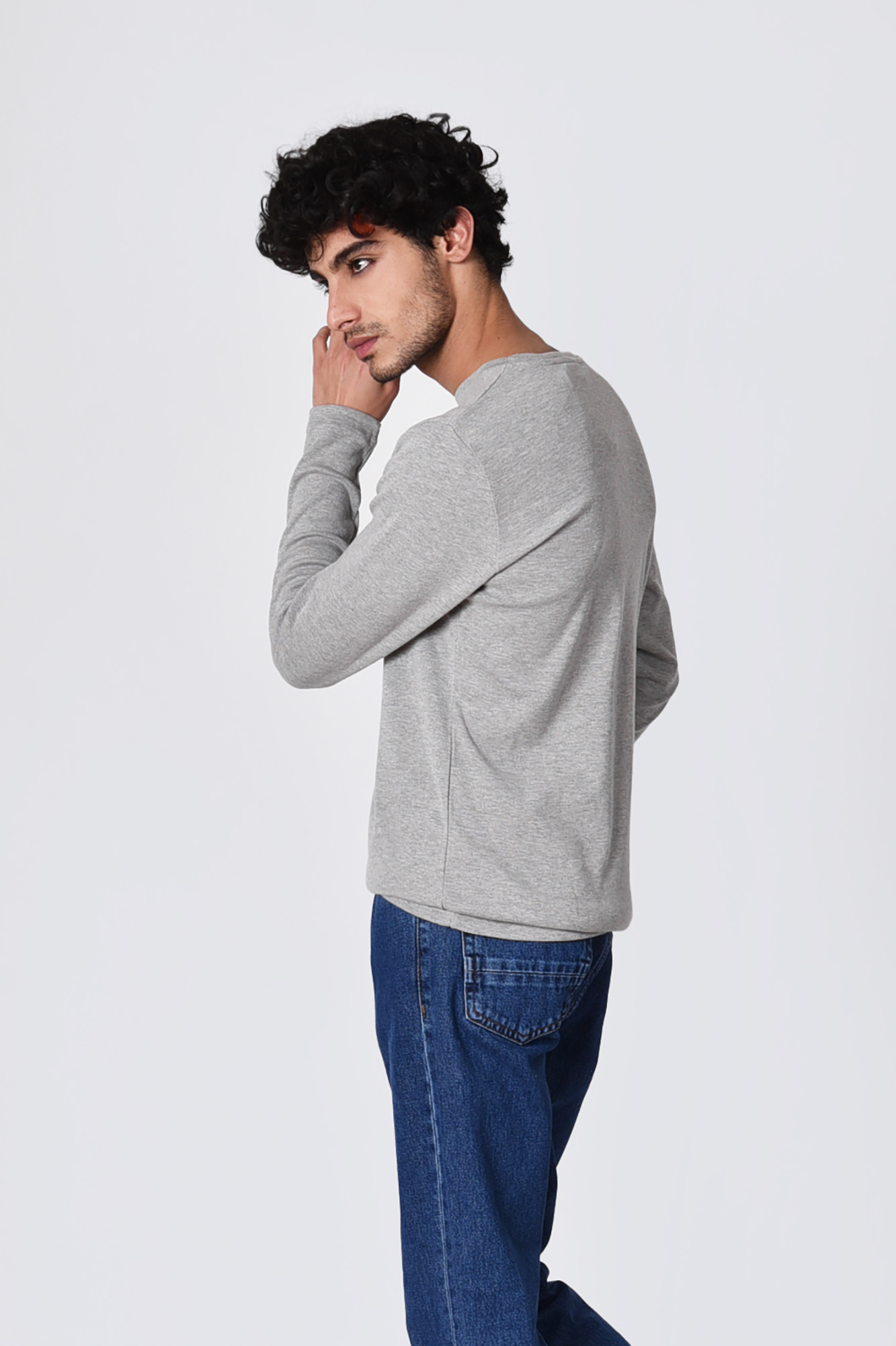 تی شرت آستین بلند مردانه بیسیک