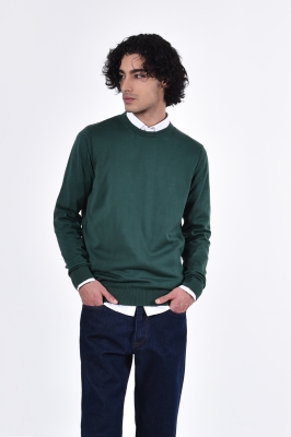 بافت یقه گرد ساده