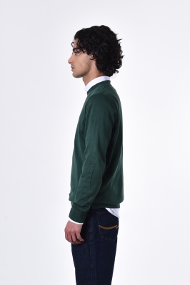 بافت یقه گرد ساده