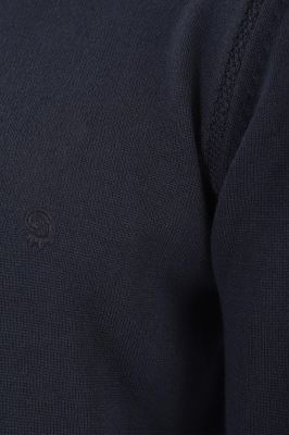 بافت یقه گرد ساده