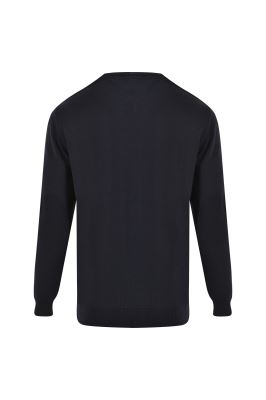 بافت یقه گرد ساده