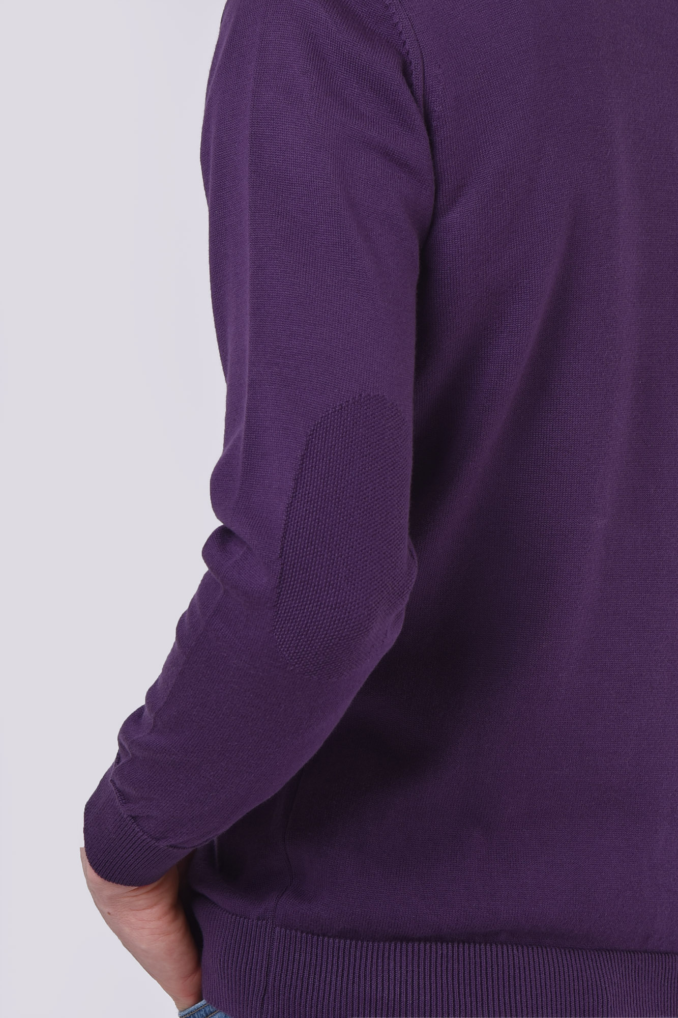 بافت یقه گرد ساده