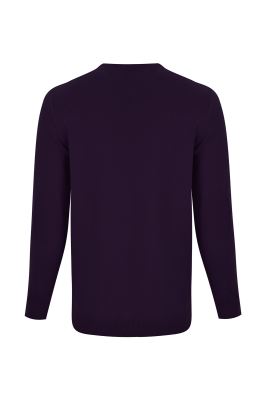 بافت یقه گرد ساده