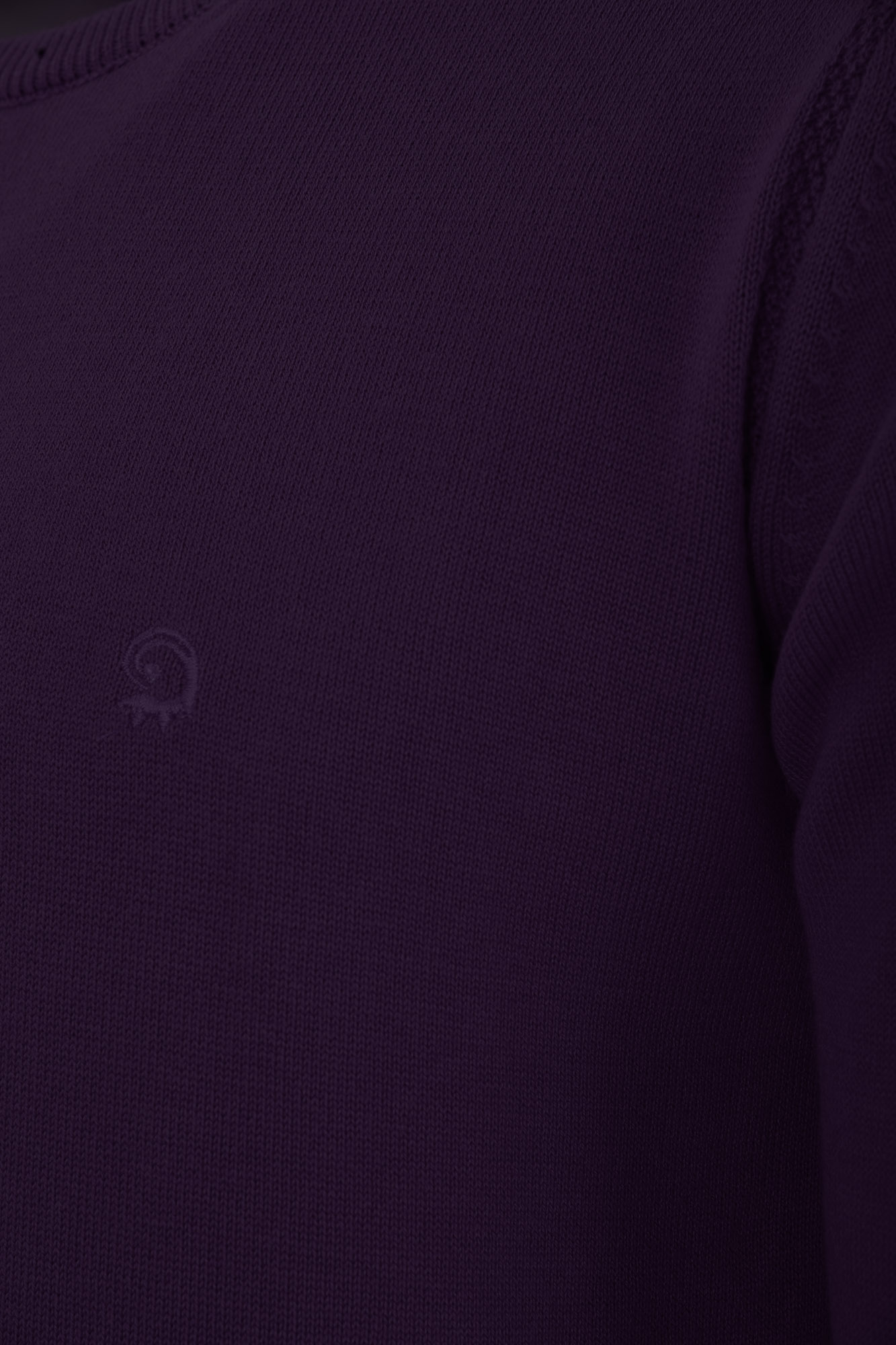 بافت یقه گرد ساده