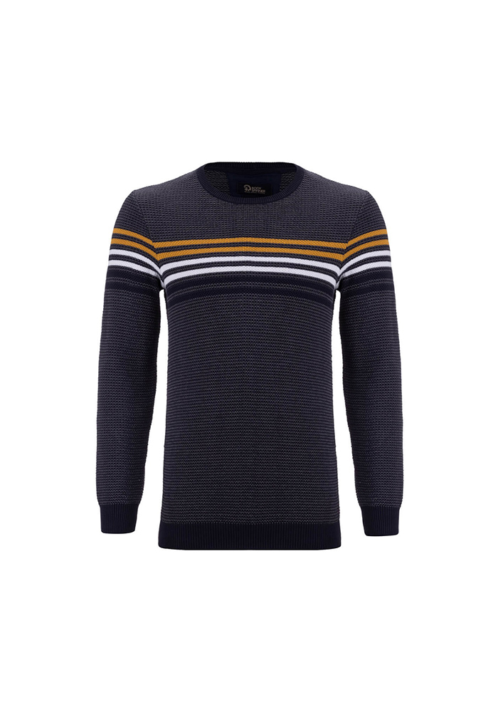 بافت یقه گرد فندقی رینگر