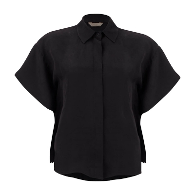 شومیز یقه دار آستین کلوش