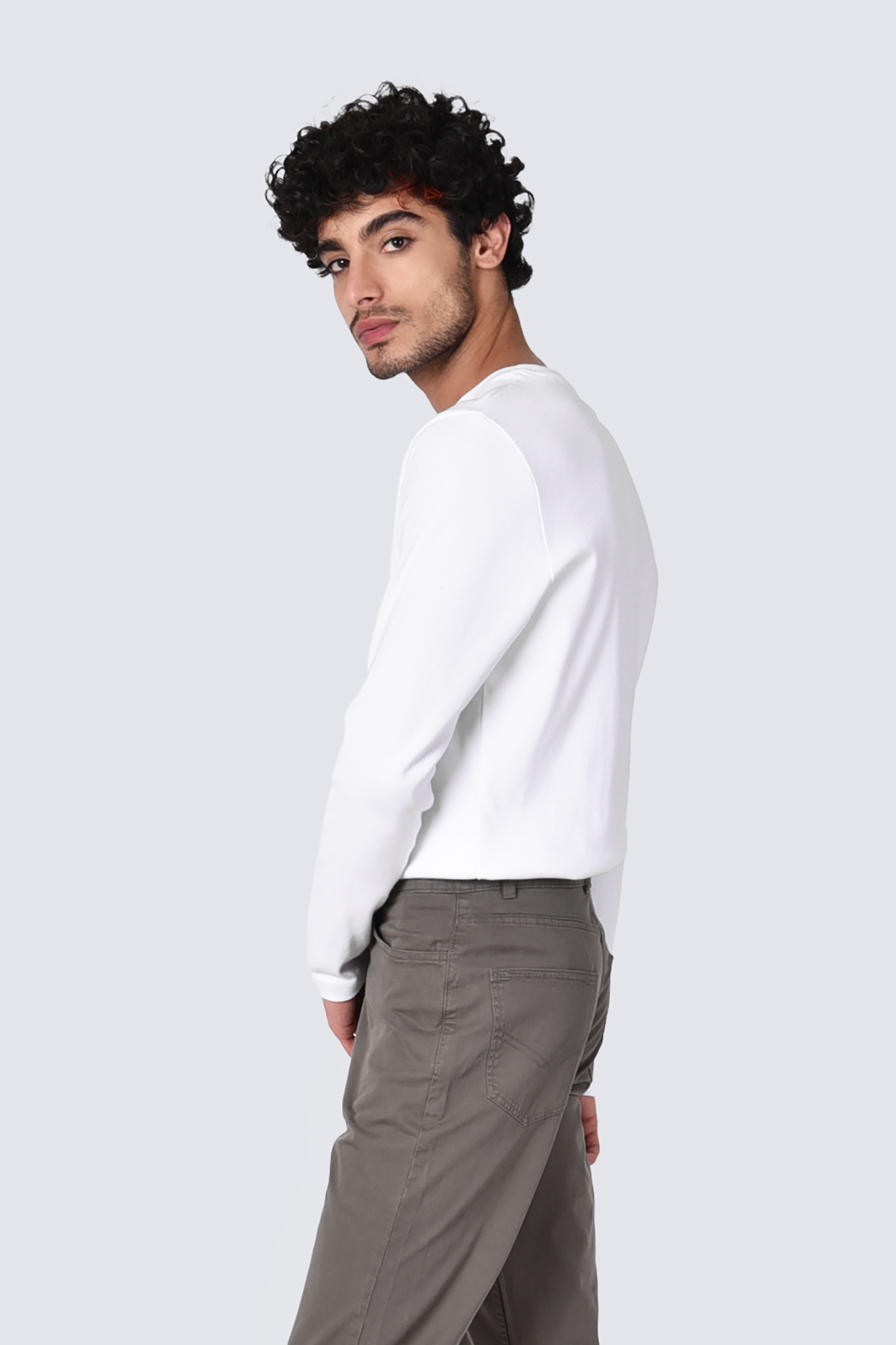 تیشرت آستین بلند مردانه بیسیک