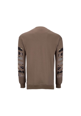 تی شرت یقه گرد دمپا چاکدار سرشانه افتاده