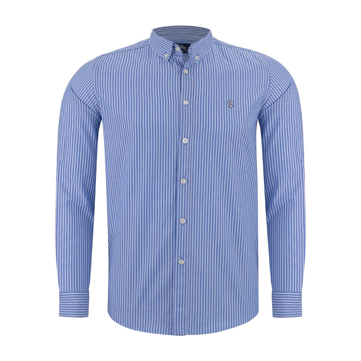 پیراهن آستین بلند یقه دار