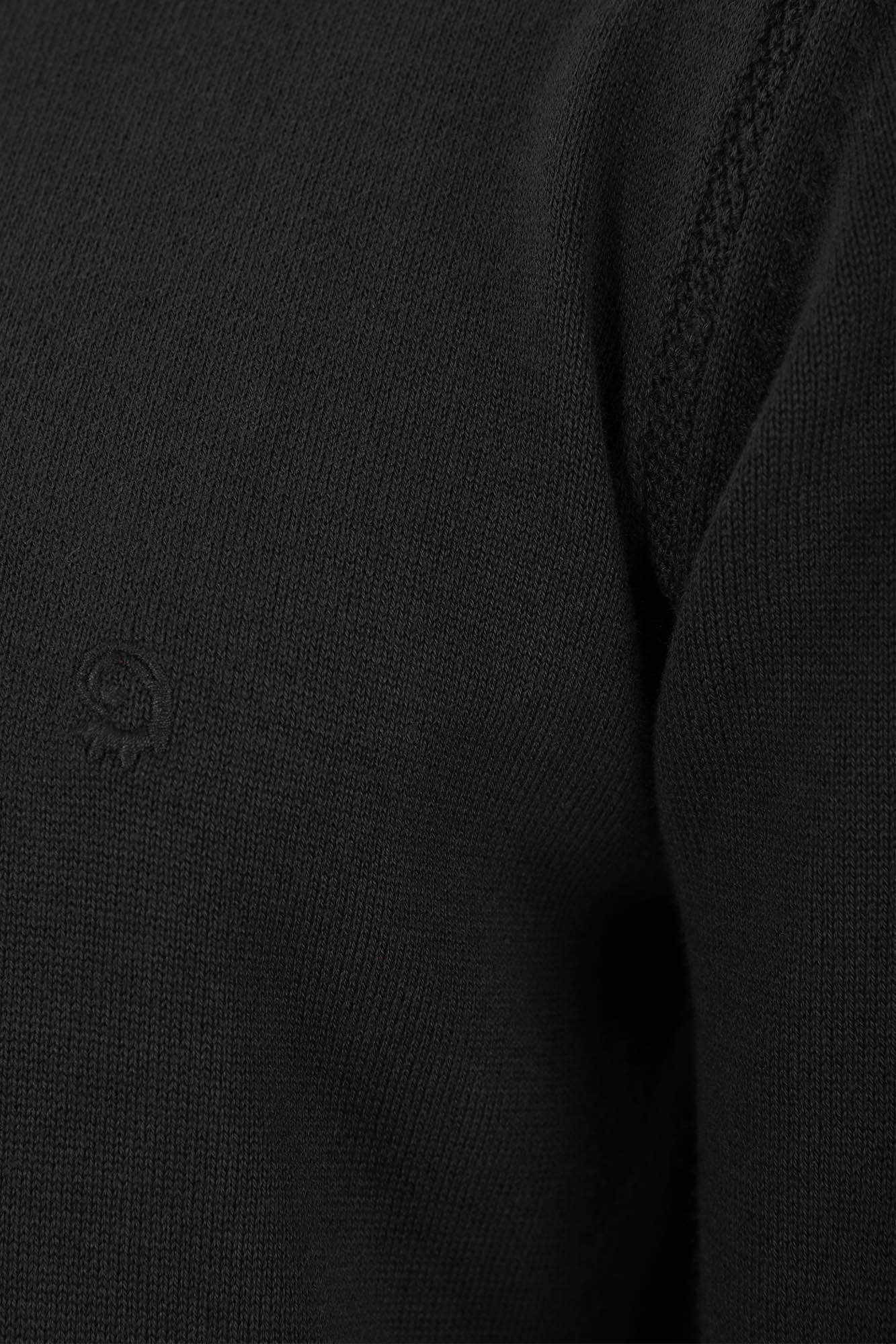 بافت یقه گرد ساده