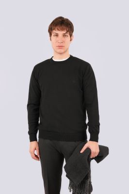 بافت یقه گرد ساده