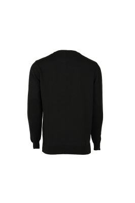 بافت یقه گرد ساده