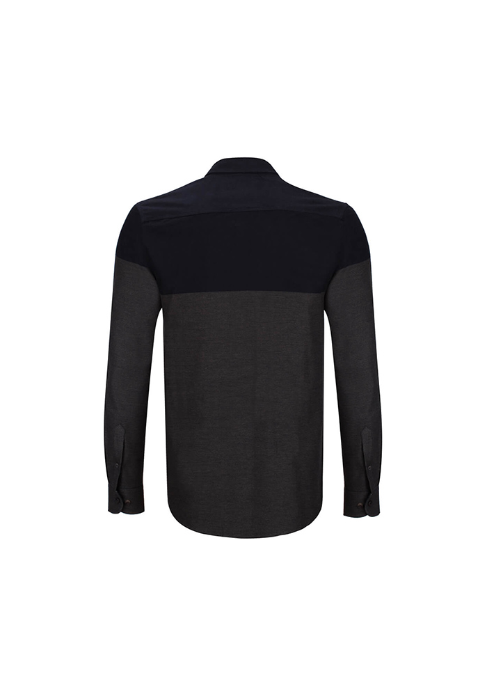 پیراهن پنل دار استین بلند اسلیم فیت