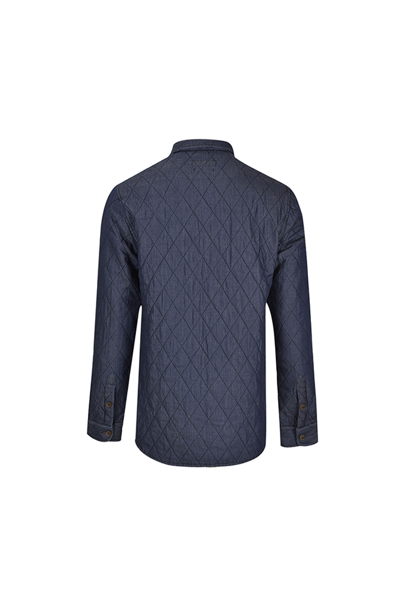 پیراهن جین آستر دار باقلوایی