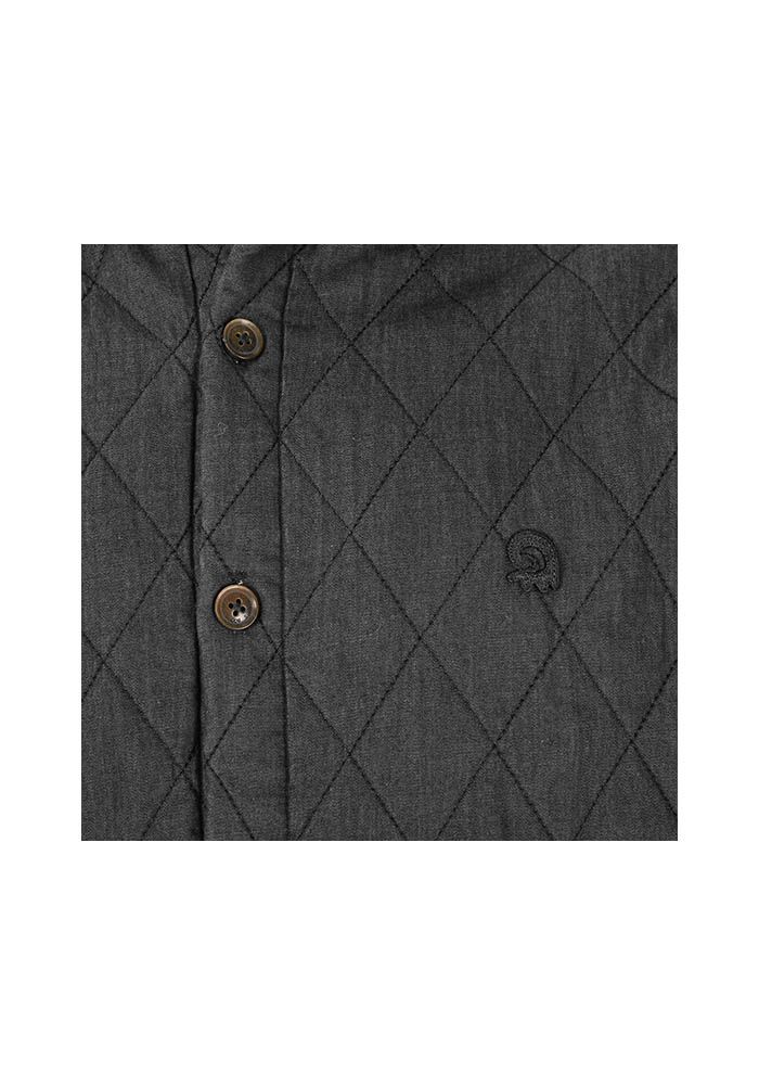 پیراهن جین آستر دار باقلوایی