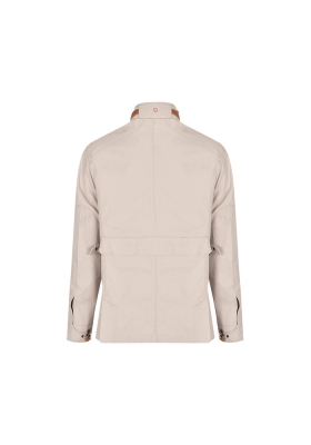 کاپشن کتان جیب پاکتی سگک دار