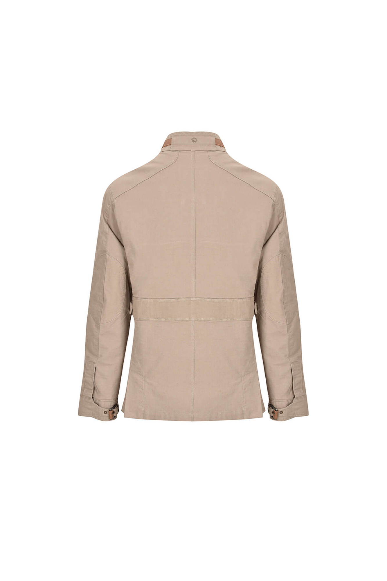 کاپشن کتان جیب پاکتی سگک دار