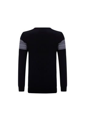 تی شرت آستین بلند یقه گرد