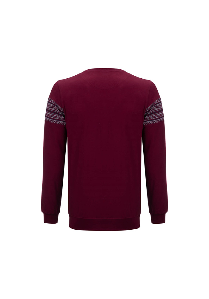 تی شرت آستین بلند یقه گرد