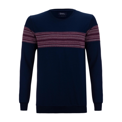 تی شرت آستین بلند یقه گرد