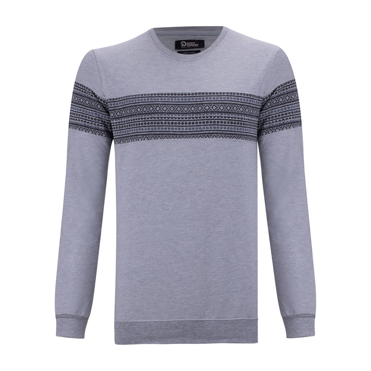 تی شرت آستین بلند یقه گرد