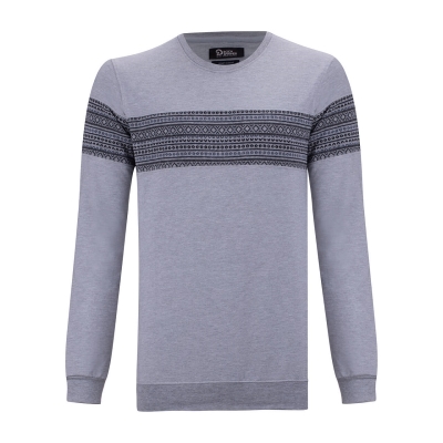 تی شرت آستین بلند یقه گرد