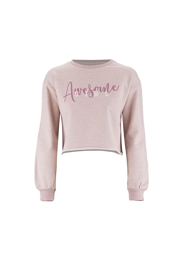 تی شرت آستین بلند کراپ