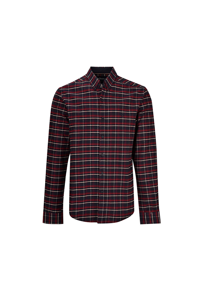 پیراهن چهارخونه پشمی اسلیم