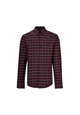 پیراهن چهارخونه پشمی اسلیم