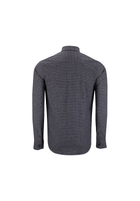 پیراهن چهارخونه ریز پشمی