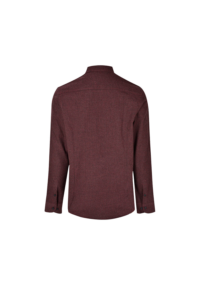 پیراهن چهارخونه ریز پشمی