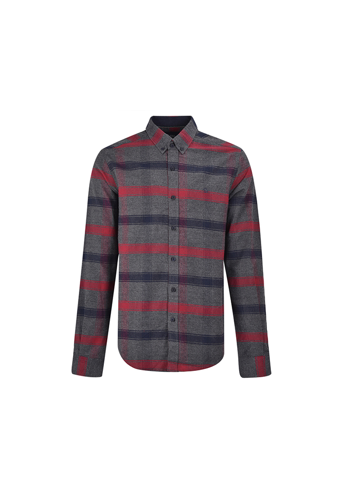 پیراهن چهارخونه پشمی اسلیم