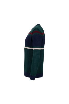 پلیور یقه گرد رینگر فندقی