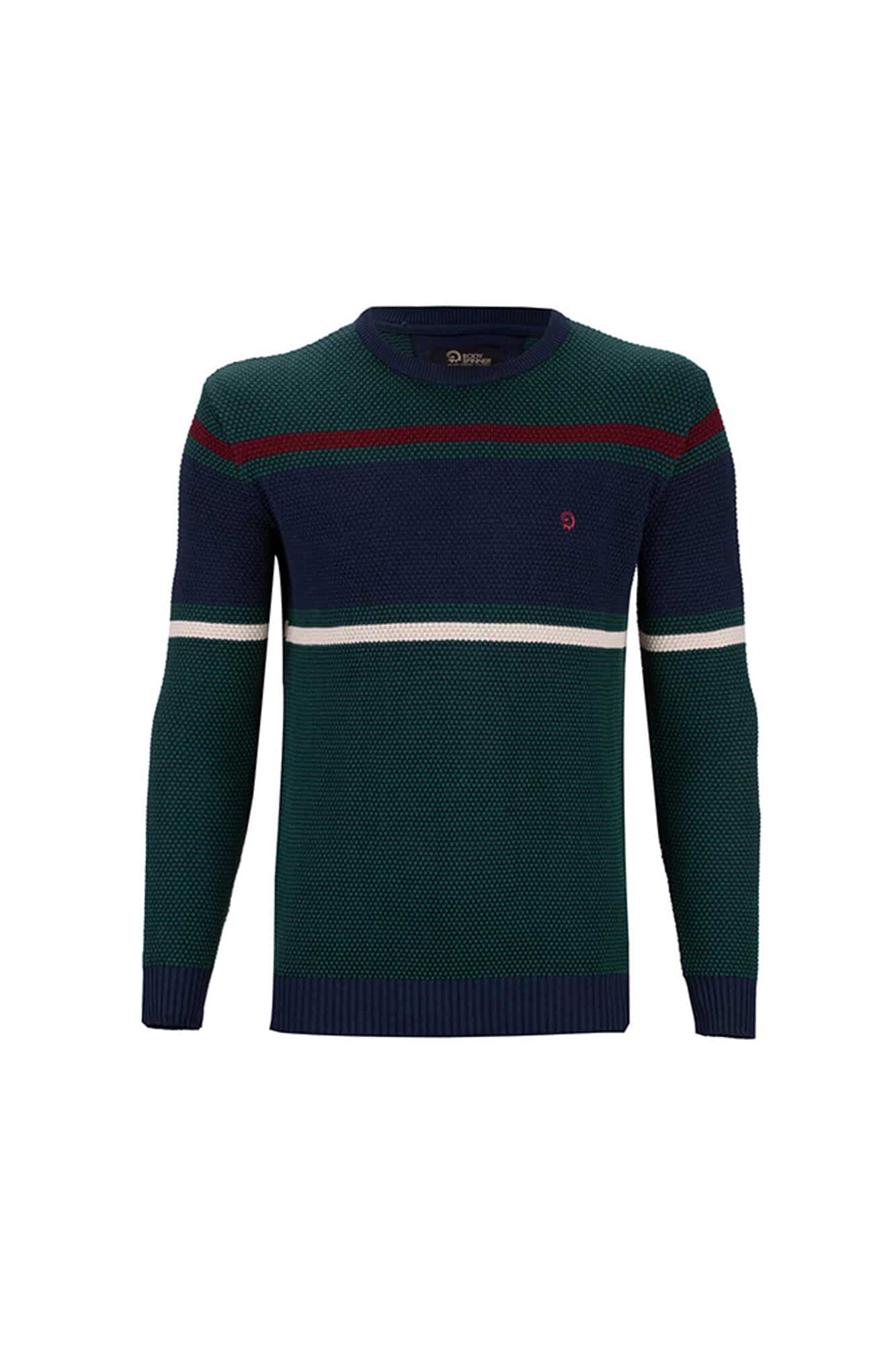 پلیور یقه گرد رینگر فندقی