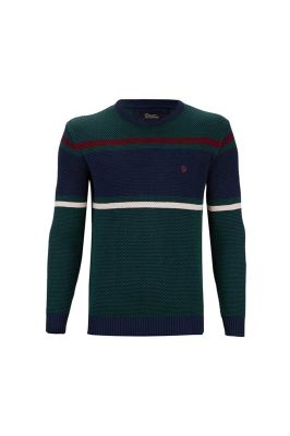 پلیور یقه گرد رینگر فندقی