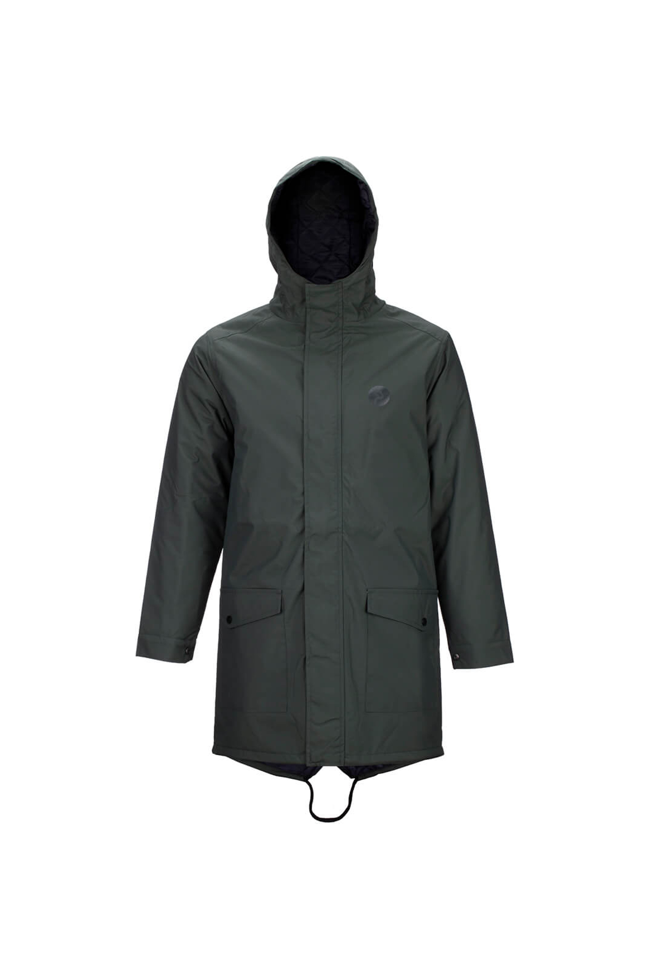 کاپشن کلاه دار