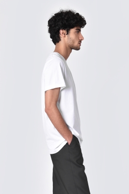 تیشرت آستین کوتاه یقه گرد بیسیک