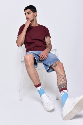 تیشرت آستین کوتاه یقه گرد بیسیک